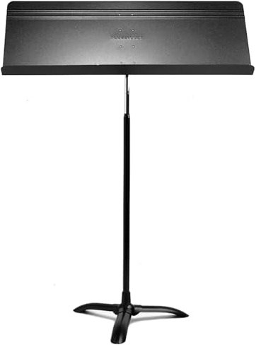 Manhasset Fourscore Music Stand – Extra-Wide 32 Desk for Large Scores & Ensembles – Durable Aluminum, Friction Height Adjust, Stable Tripod Base – Model #5101 – Made in USA