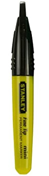 Stanley 1-47-329 - Mini marcador permanente punta fina, 72 unidades, colores negro, azul, rojo, verde
