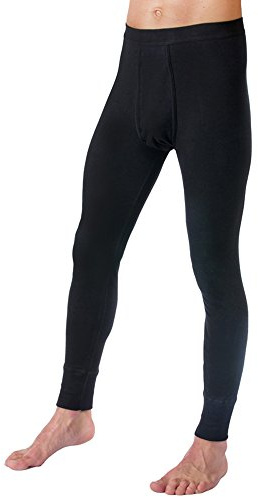 HERMKO 3540 Confezione Mutande Lunghe Uomo Long Johns (Altri Colori), Größe Herren:12 (XXXXXXXL), Farbe:Nero
