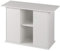 Ferplast Mobile supporto per acquario STAND DUBAI 100 con ante e ripiani, Piedini regolabili, Piano resistente all'acqua, 101 x 41 x h 73 cm, Legno Bianco