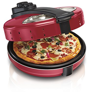 Hamilton Beach 31700 Pizza Maker, 12 Inch Pizza Cooker, Red