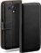 moex Book Case für Samsung Galaxy S Duos 2 Handyhülle mit Kartenfach, Hülle klappbar 360 Grad Schutzhülle, Klapphülle Flip Case Cover, PU Leder Handytasche Lederhülle, Schwarz