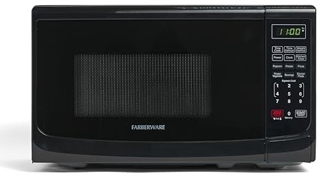 Farberware Countertop 700 Watts, 0.7 cu ft 700-Watt Microwave Oven, Black