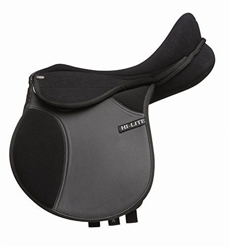 Shires HI-LITE Elite Gymkhana Pony Saddle-Black 14 Wide