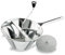 Lacor Macchina per schiacciare Patate 30 CMS, Acciaio Inossidabile, Argento, Taglia Unica