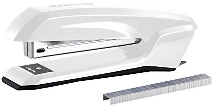 Bostitch Office B210R-WHT Ascend 3-i-1 häftapparat med integrerad borttagare och häftförvaring, vit (B210-WHT), full storlek