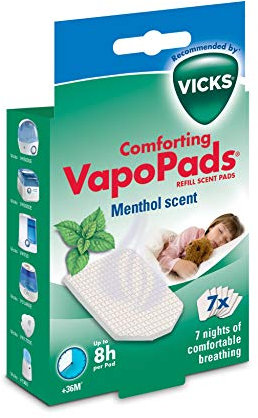 2 x Vicks beruhigende Menthol VapoPads 2 Packungen á 7 = 14 Stück