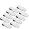 USB Sticks, 8GB USB Flash Drive, AreTop 10 Pack 8GB Memory Stick, 2.0 Thumb Drives Pen Drives, Swivel Design, with LED Indicator for Computer/Tablet/Laptop/Car/TV(10 White With Lanyard)