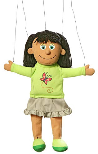 Silly Puppets Jasmine Hispanic Girl Marionette String Puppet