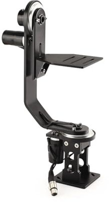 Proaim Professional Motorized Jr. Pan Tilt Head with 12V Joystick Control For DSLR Video Cameras Camcorders up to 6kg/13.2lb For Jib Crane Tripod + Carrying Bag (PT-JR)