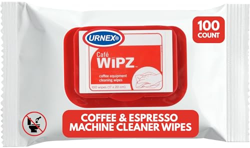 Urnex Café Wipz Coffee Equipment Cleaning Wipes (Pack of 100)
