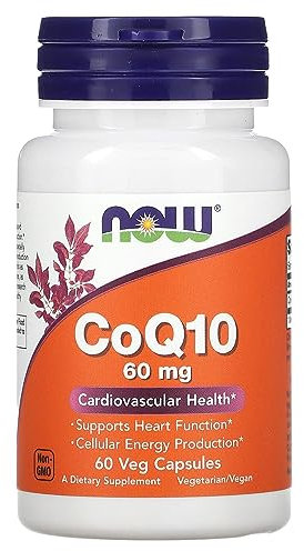 Now Foods Koenzym Q10 60 Kapseln, 60 mg