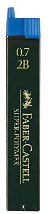 FABER-CASTELL Druckbleistift-Minen Super-Polymer 9067 S-2B VE=3