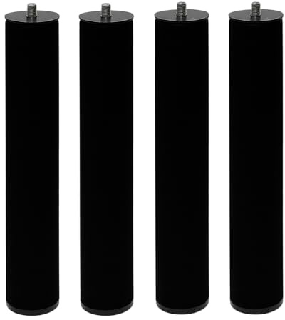 Micel – PATA Lattenrost 50 mm Set aus 4 Teilen tapiflex) schwarz