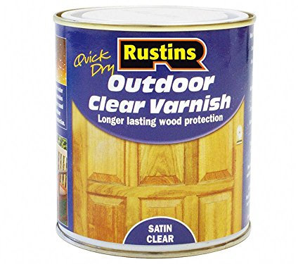 Rustins Exterior Varnish Satin 500ml