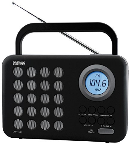 Daewoo - Radio portátil DRP-120G