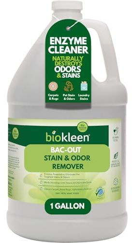 Biokleen Bac-Out - Carpet Cleaner Solution - Enzyme Odour & Stain Remover - 3,8 L