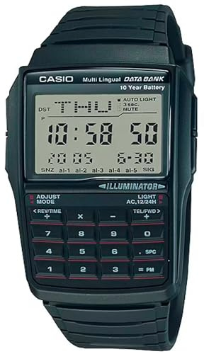Casio Herren Digital Quarz Uhr mit Harz Armband DBC-32-1ADF