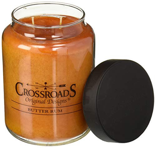 CWI Gifts Vela en tarro de Ron de mantequilla de 25 onzas