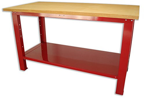 Sogi X3-10 - Serie Industria - Banco de trabajo con tablero de madera, 1500 x 750 x 880 mm