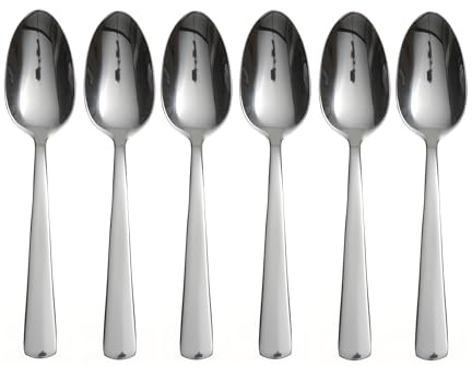 Oneida Aptitude Dinner Spoons Silverware Set for 6, Flatware