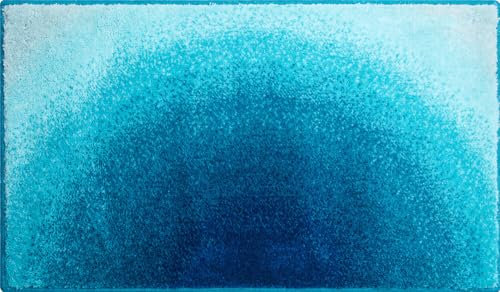 Grund Badteppich 100% Polyacryl, ultra soft, rutschfest, ÖKO-TEX-zertifiziert, 5 Jahre Garantie, SUNSHINE, Badematte 60x100 cm, türkis