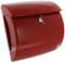 BURG-WÄCHTER Briefkasten mit integriertem Zeitungsfach, Klavierlack Optik, A4 Einwurf-Format, EU Norm EN 13724, Piano 886 R, Rot