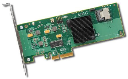 LSI SAS 9211-4I Host Bus Adapter (4 Port intern, SATA, 6 GB/s, SAS, HBA, PCIe 2.0)