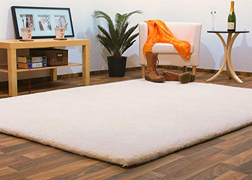 Berber Rug double 20/20 - Hand Made Wool Moroccan Carpet - beige - 120x180 (3