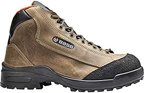 Base Protection CA-B0186-PWB.39 Geldof-Stivali di Sicurezza, Marrone/Arancione