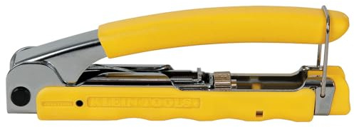 Klein Tools VDV211-048 Pince à sertir coaxiale à compression pour connecteurs à compression