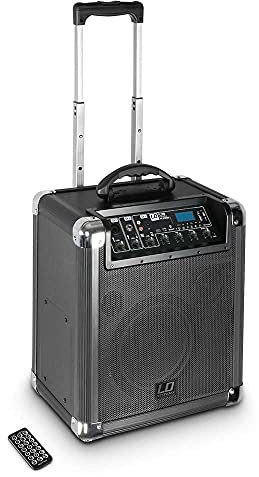 LD Systems Roadjack 10 - Altavoz Bluetooth alimentado por batería, con mezclador