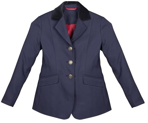 Shires Kinder-Reitjacke, alle Größen, Marineblau, schwarz Blau navy 51 cm