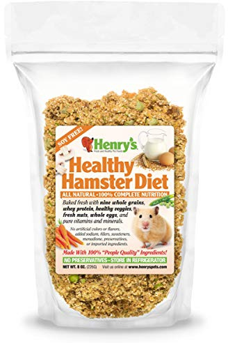 Henry's Healthy Hamster Food: All-Natural & Soy-Free, 8 Ounces