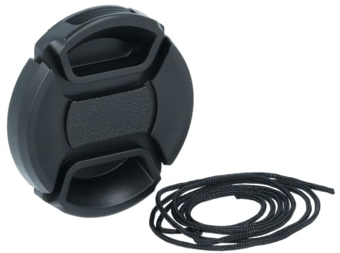 vhbw Objektivlock 37 mm kompatibel med Panasonic NV-GS14, NV-GS17, NV-GS27, NV-GS180, NV-GS230, HDC-SD10 kamera, DSLR – plast, svart