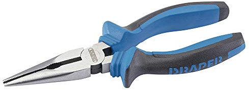Draper 44141 Long Nose Plier with Soft Grip, 160mm