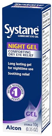 Systane Lubricant Eye Gel, Nighttime, 0.35-Ounces (package may vary)