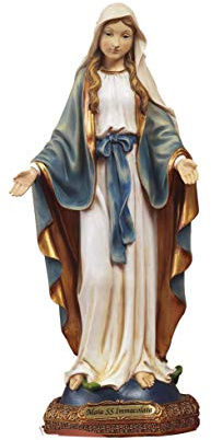 Statua Maria Madonna Immacolata cm.23 in resina by Paben Articoli Religiosi