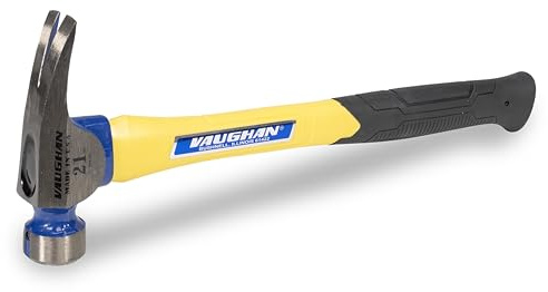 VAUGHAN California Framer Hammer, 21 Ounce Milled Head, Nail Starter, Made in the USA, CF21FGP, VN11650