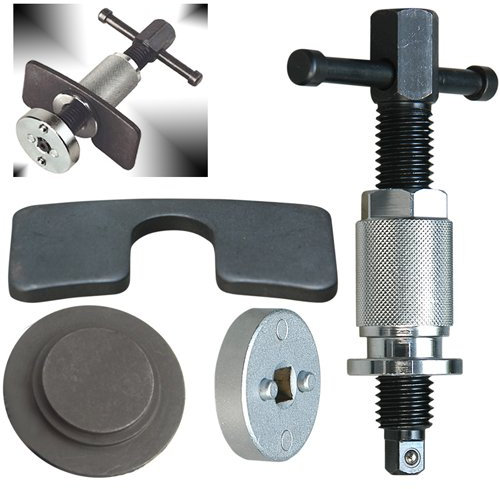 Alkan 2 in 1 Bremskolbenrücksteller Bremskolbenrücksetzer/Bremswerkzeuge Vorderachse + Hinterachse für Fahrzeuge mit und ohne Drehvorrichtung