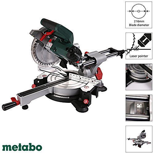 Metabo KGS216M 1500 W 240 V 216 mm Sliding Mitre Saw