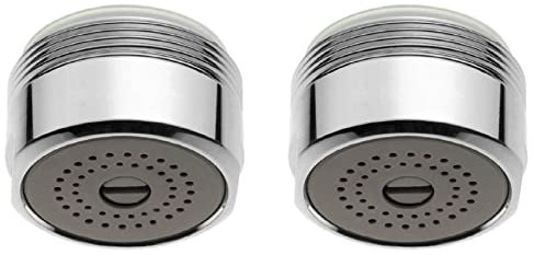 Economizzatore Acqua Rubinetto Maschio Femmina 24mm Lavello Lavabo, Diminuire Tra 30 E 80% Il Vostro Consumo (Male M24)