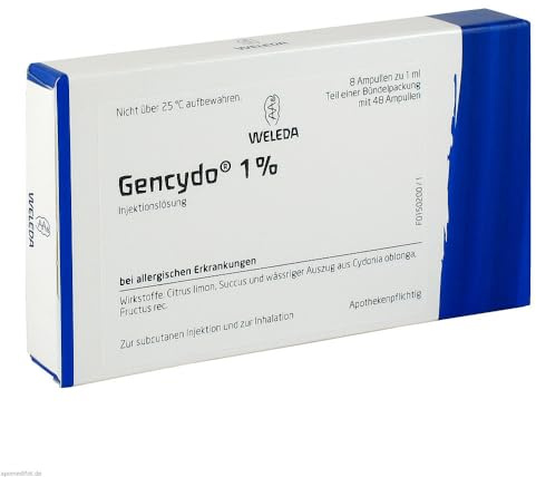 GENCYDO 1% Injektionslösung 48X1 ml