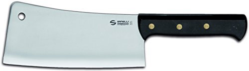 Sanelli Ambrogio Supra Falcetta Macellaio, Mezzo Codolo, 26 cm, Acciaio Inossidabile, Grigio