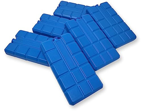 ToCi 6 x Kühlakku je 200 ml – Flache Kühlelemente für Kühltasche & Kühlbox - BPA-freie Kühlpads aus Kunststoff - Eisakkus für Lunchbag, Kühltragetasche & Picknick