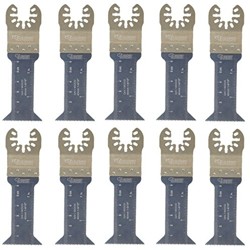 SabreCut 10pcs SP44L_10 44mm x 68mm Fast Fit Trä Multitoolblad Slitstark