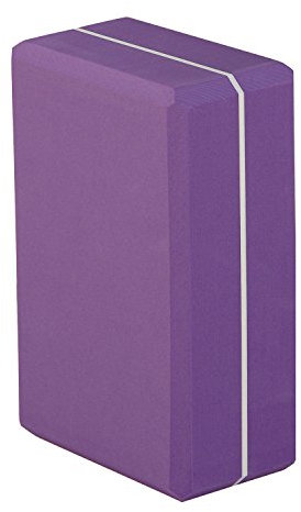 Bodhi Yogaklotz ASANA BRICK XXL, Yogablock groß, praktisches Yogazubehör, Yoga Hilfsmittel auch für Anfänger, Zubehör für Iyengar Yoga | lila