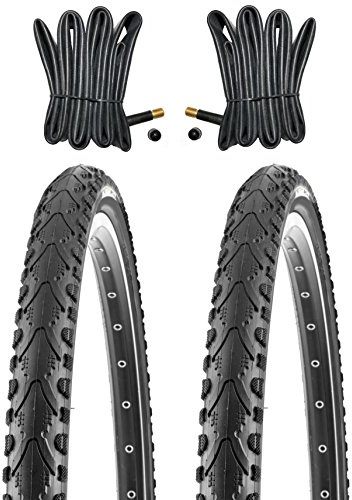 KENDA 2 x MTB Reifen 24 Zoll 47-507 schwarz inklusive 2 x Schlauch mit Autoventil