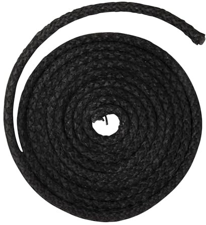 Pyro Feu - Joints pour cheminées, diamètre 8 mm x 2,5 m, Colle réfractaire Incluse