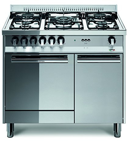 Lofra M85E/C Cucina a Gas, Acciaio